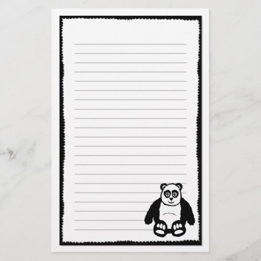 Panda Stationery Briefpapier (Voorkant)