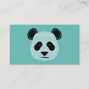 panda strepen visitekaartje