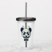 Panda Stripes Acryl Drinkbeker (Voorkant)