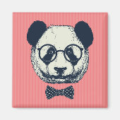 Panda Stripes Magneet (Voorkant)