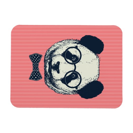 Panda Stripes Magneet (Horizontaal)
