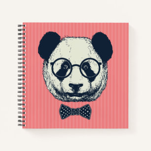Panda Stripes Notitieboek