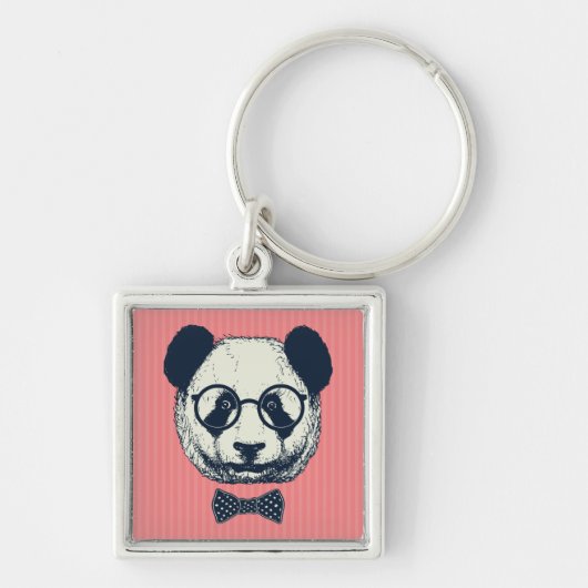 Panda Stripes Sleutelhanger (Voorkant)
