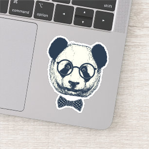Panda Stripes Sticker