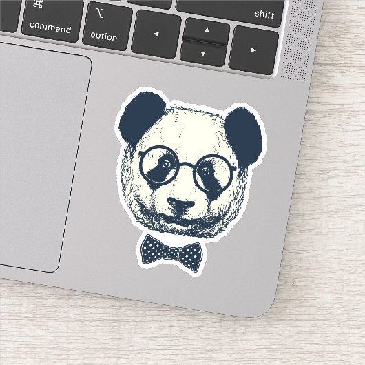 Panda Stripes Sticker (Detail)