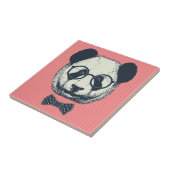 Panda Stripes Tegeltje (Zijkant)