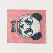 Panda Stripes Wandkleed (Voorkant (horizontaal))