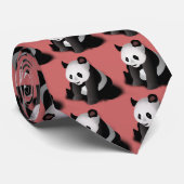 Panda Stropdas (Opgerold)
