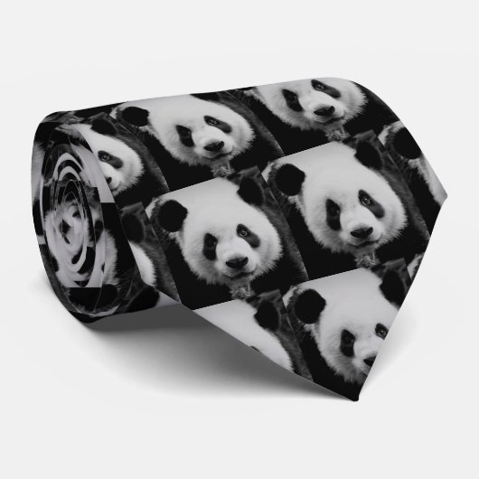 Panda Stropdas (Opgerold)