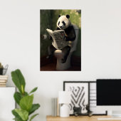 Panda sur Impression de Toilettes, Art de Paroi de (Bureau à domicile)