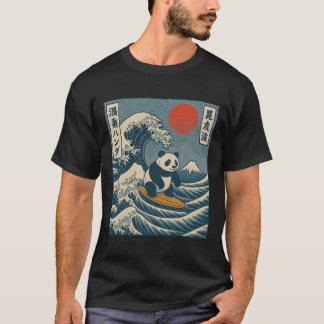 Panda surft Japan _6 T-shirt