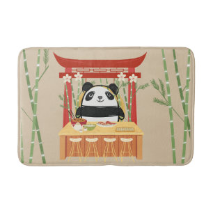 Panda, sushi badmat
