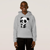 Panda sweat - shirts à capuche (Devant entier)