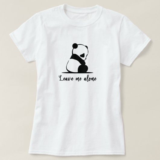 Panda T-shirt Cute Giant Panda Sad Panda Shirt (Design voorkant)