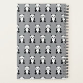 Panda Teddy Bear Planner (Achterkant)