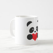 Panda tenant une tasse de coeur (Devant gauche)