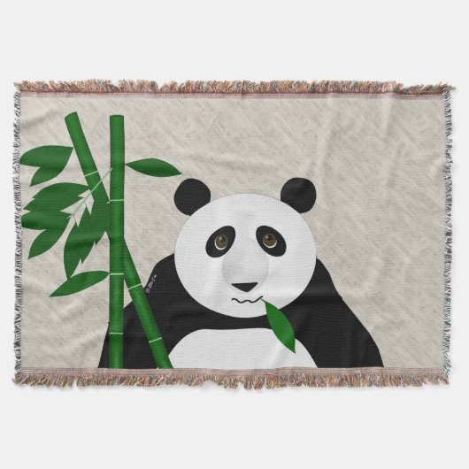 Panda Throw Blanket Deken (Voorkant)