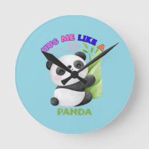🕒 Panda Time Labels – Tick Tock met schattigheid!