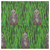 Panda - Tissu de sergé de coton (Échantillon)