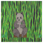 Panda - Tissu de sergé de coton (Détail)
