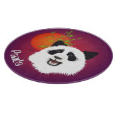 Panda Treffen Glasbrett Snijplank (Hoek)