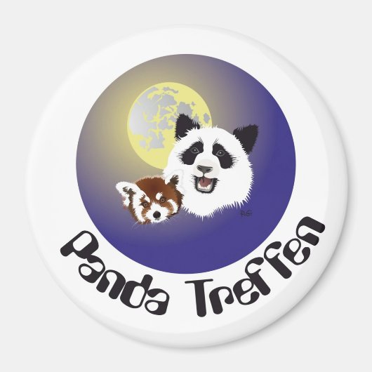 Panda Treffen Magnet Magneet (Voorkant)