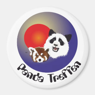 Panda Treffen Magnet Magneet