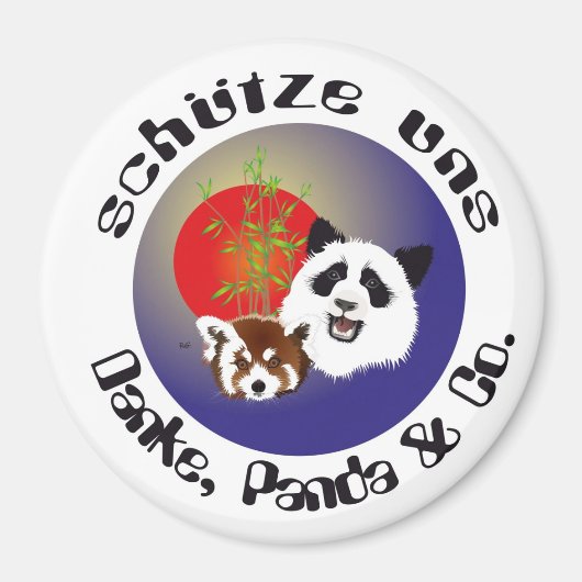 Panda Treffen Magnet Magneet (Voorkant)