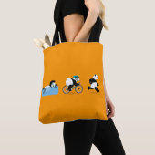 Panda Triathlon Canvas tas (Dichtbij)
