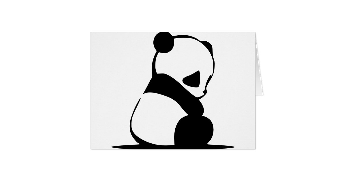 Panda Triste Ours Panda Mignon De Bebe Zazzle Be