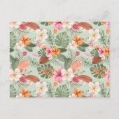 Panda Tropical Beary Bonne taille de carte postale (Dos)