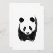 Panda Uitnodigingen (Voorkant / Achterkant)
