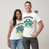 Panda Vakantie modus aan T-shirt (Unisex)