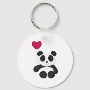 Panda Valentijn Sleutelhanger