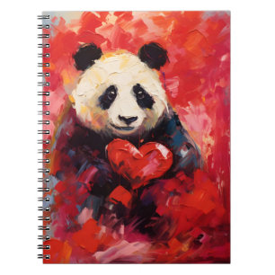 Panda Valentijnsdag Notitieboek