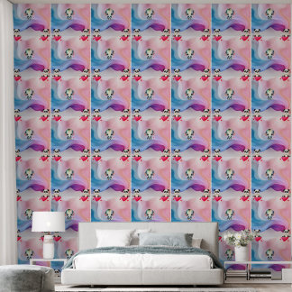 Panda Valentijnsdag Wallpaper - Gift-Themd Behang