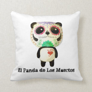Panda van de dag van de dood kussen