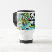 Panda van Geluk Reizen Mok 1 (Voorkant links)