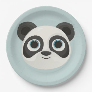Panda-verjaardag kinderkamer muur kunst papieren b bordje