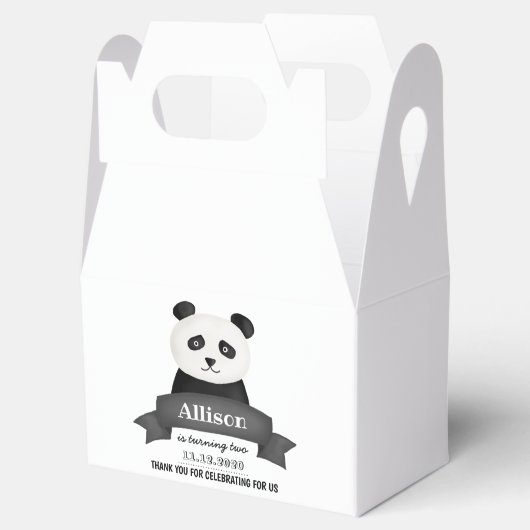 Panda verjaardagsfeestje | Dank u Bedankdoosjes (Geopend)