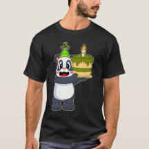Panda verjaardagstaart kaars