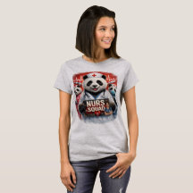 Panda Verpleegster Squad Afstudeer Shirt – Schatti