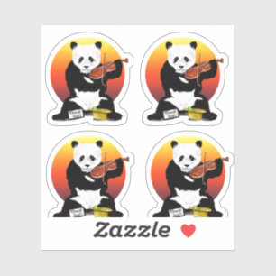 Panda Violagainst Sticker