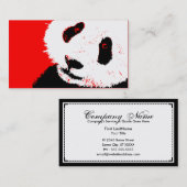 panda. visitekaartje (Voorkant / Achterkant)