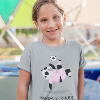 Panda Voetbal Spitsers Meisjesvoetbal T-shirt