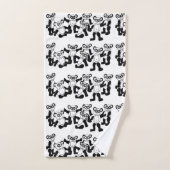 panda vrienden handdoekje bad handdoek (Handdoek)