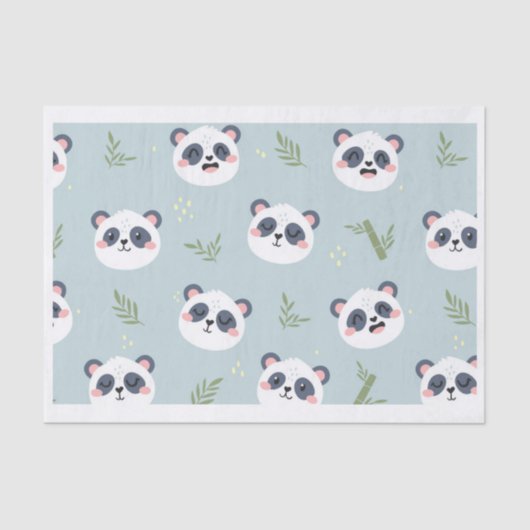 Panda-weefselpapier Tissuepapier (Voorkant)