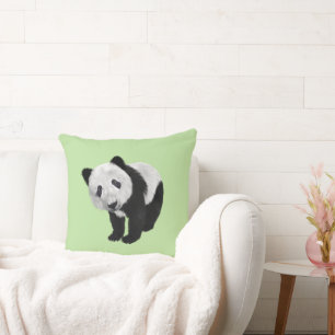 Panda Welp Groen Kussen