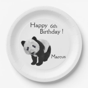 Panda Welp Papieren Bordje