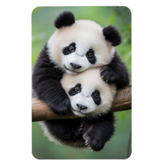 Panda Wilde Dier Liefdevol Portret Magneet